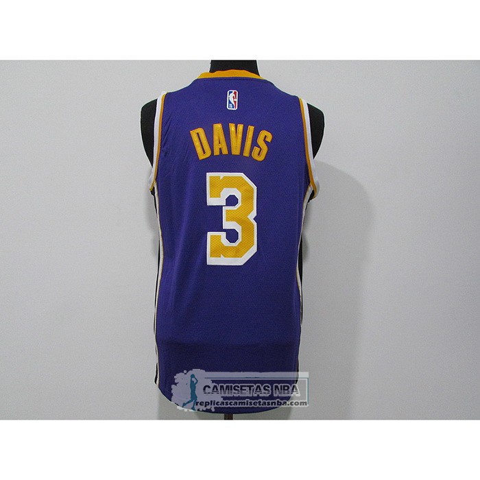 Camiseta Los Angeles Lakers Anthony Davis NO 3 Statement 2021-22 Violeta